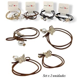 SET X 3 MOÑAS MARIPOSA