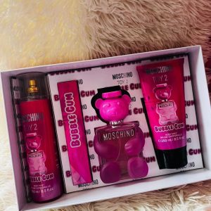 KIT X 4 MOSCHINO BUBBLE GUM